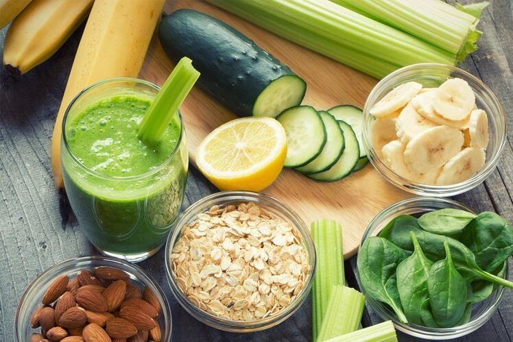 fruits et légumes avec une nutrition adéquate